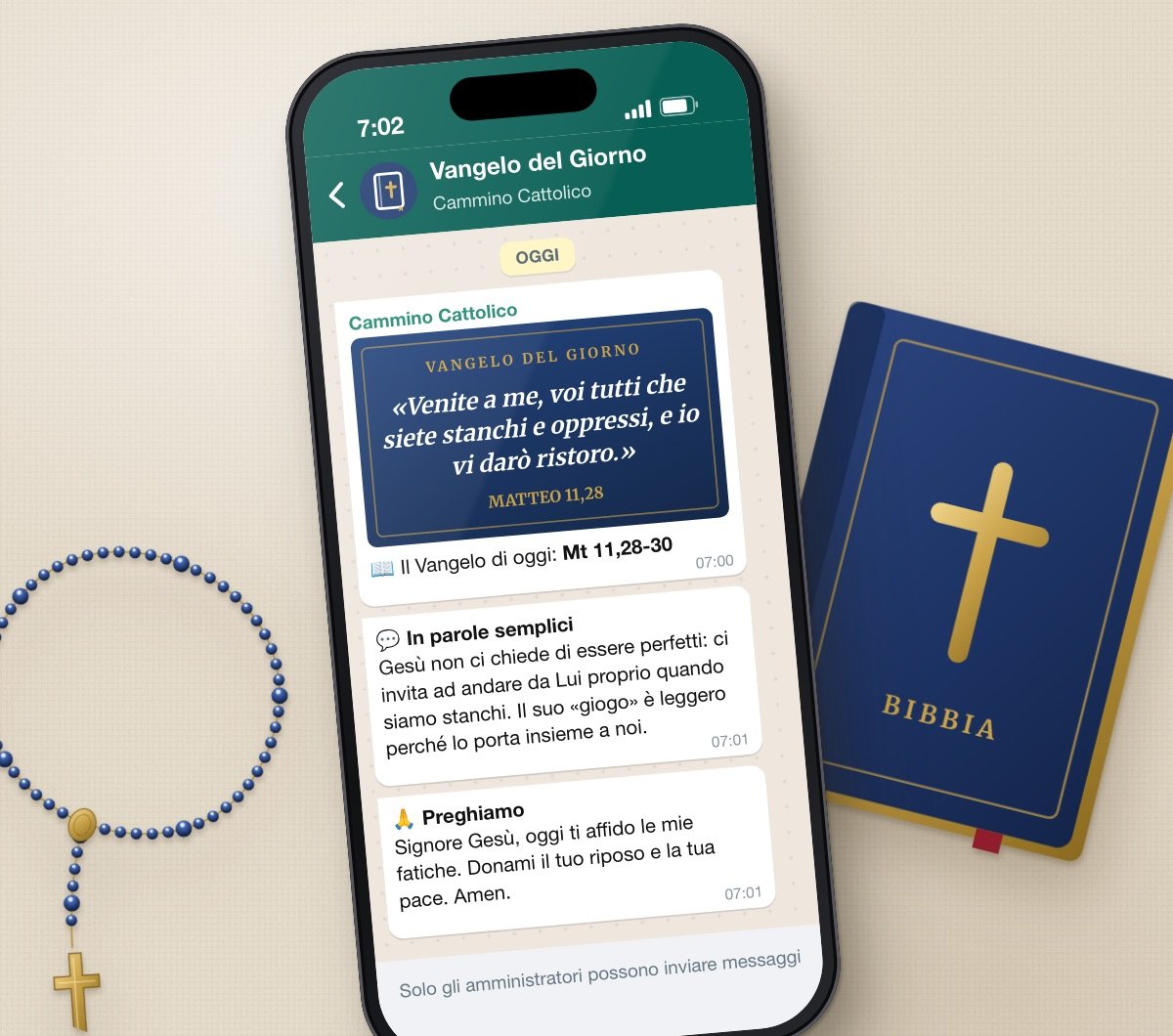 Il Vangelo su WhatsApp